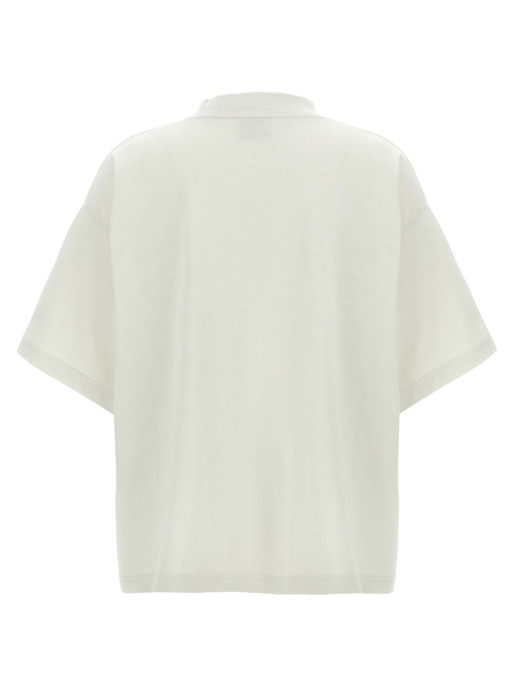 Balenciaga Cropped Logo T-shirt - Gray | fd95dbc166f3320978dabcb124e123e62f0fdaf7