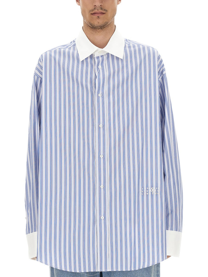 MM6 Maison Margiela Shirts - Light Blue | Wanan Luxury
