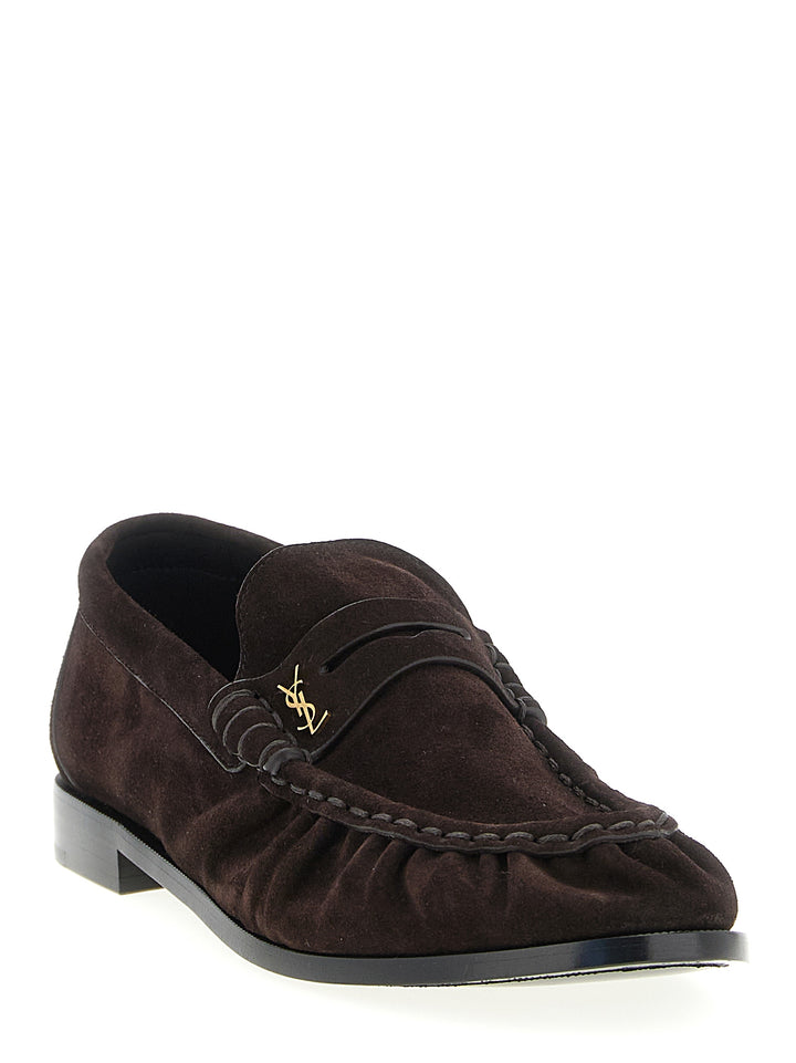 Saint Laurent Le Loafer Loafers - Brown | bb655dfd363d9f9ca22c24dcf3d8c53a6b12c3cb
