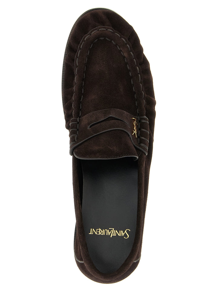 Saint Laurent Le Loafer Loafers - Brown | 900f91d9376b070010267313ba71179b2b0fc609