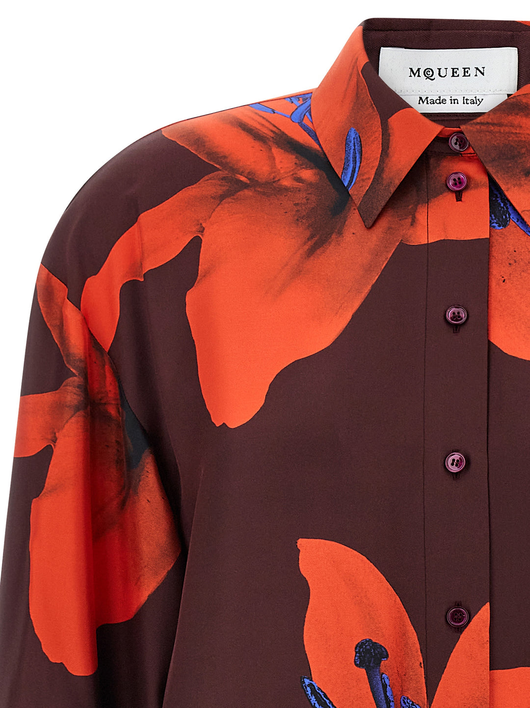Mcqueen Flame Lily Shirt and Blouse - Multicolor | e8bbcfd31d0b73122f3feb37a8666edc6288f371