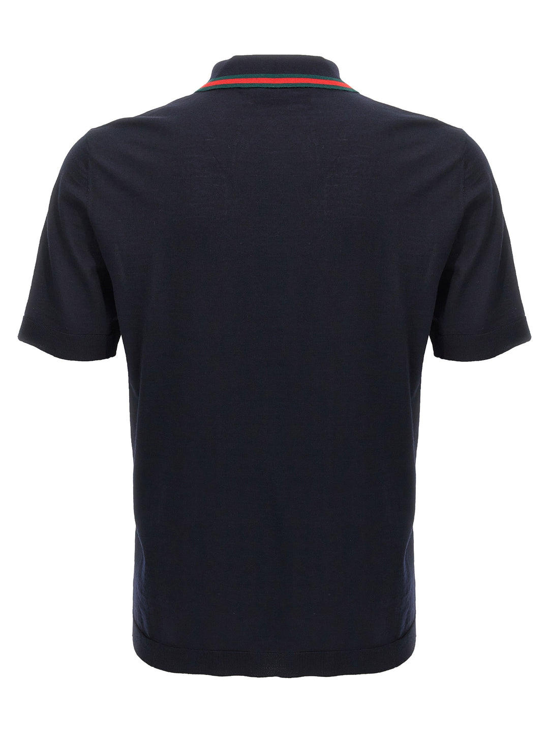 Gucci Web Ribbon  Shirt Polo - Blue | b8c72182e37834fd7844d01a830f75d6a34cbef8