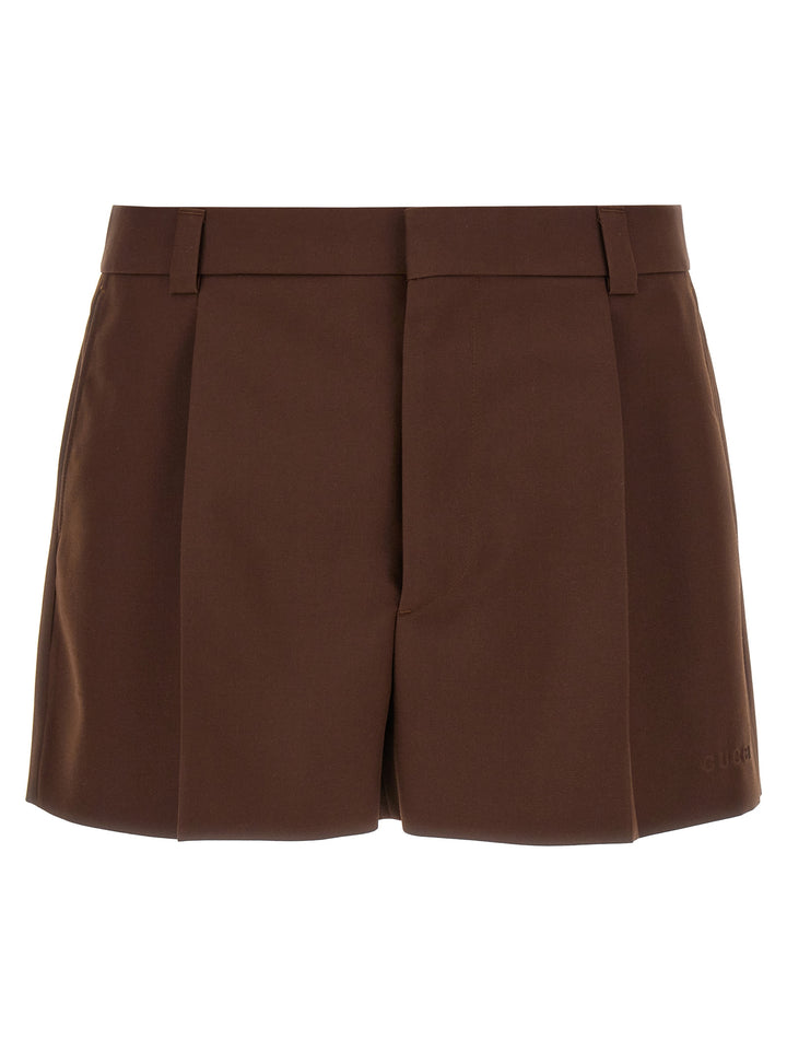 Gucci Wool Shorts Bermuda and Short - Brown | ff492a7ca2cd2f9daee725b723352f0d1fabef98