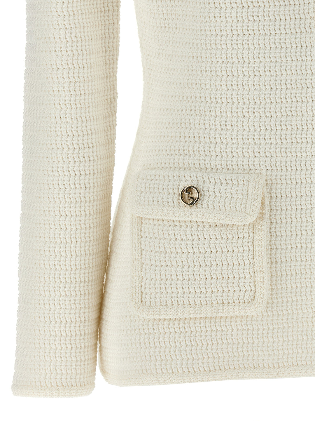 Gucci Cotton Cardigan Sweaters and Cardigans - White | 40307b271068c5f1e25a615ecf5d8c05c56b24b2