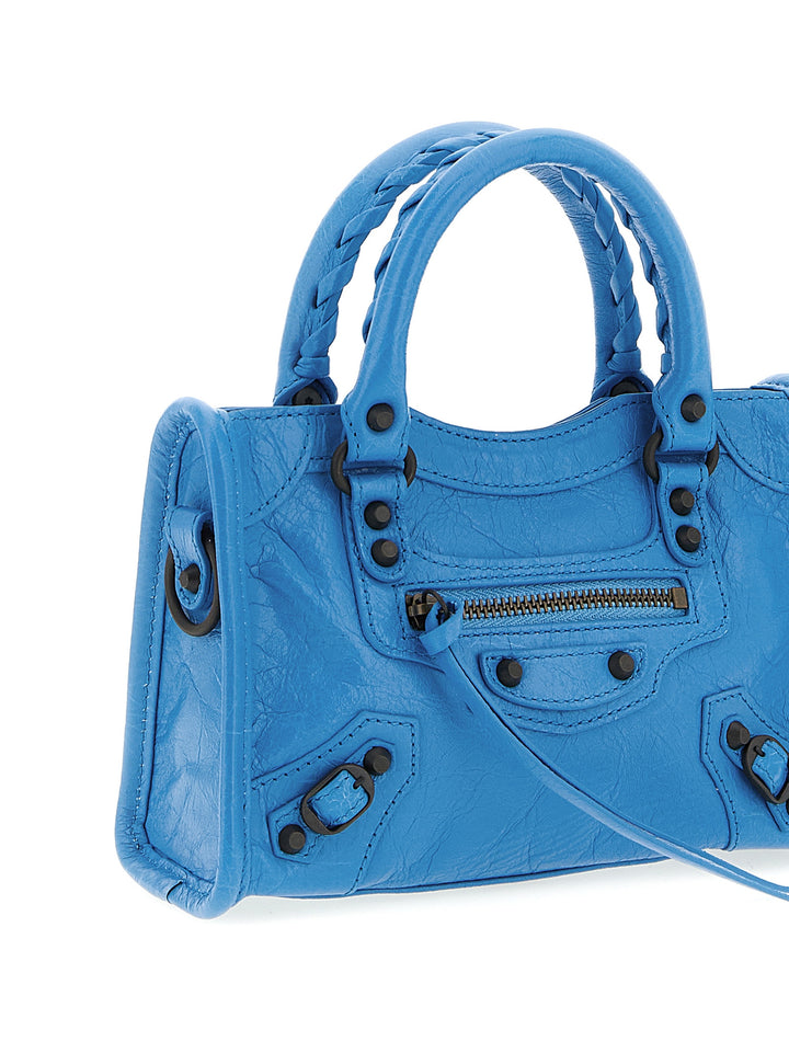 Balenciaga Le City Nano Hand Bags - Light Blue | 7dced667938bb9d1e09484d275b1c4b8b009c0d1