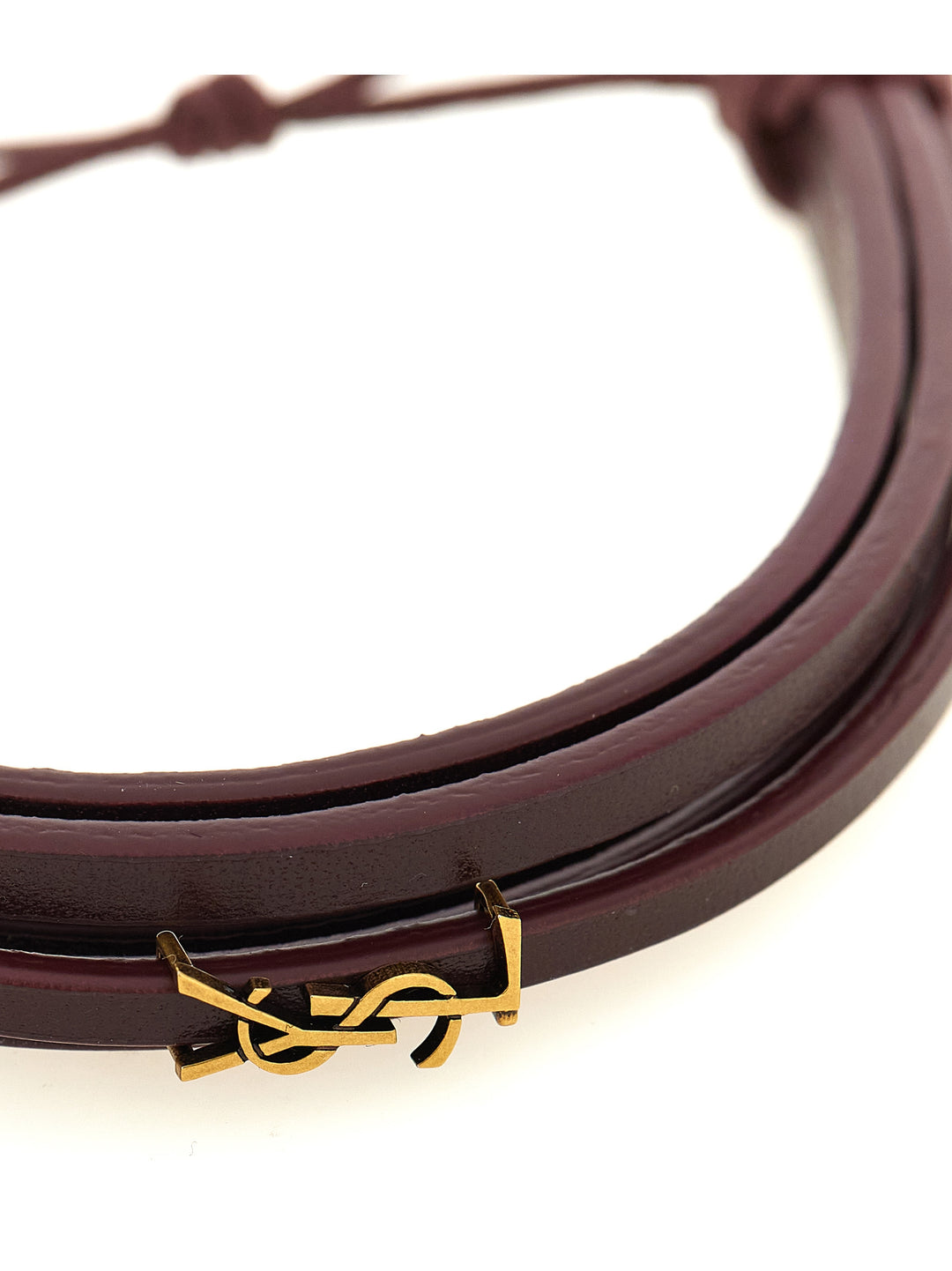 Saint Laurent Cassandre Jewelry - Bordeaux | c0d39dc58cc0fdaefca71ed6a22a2bd413eade64