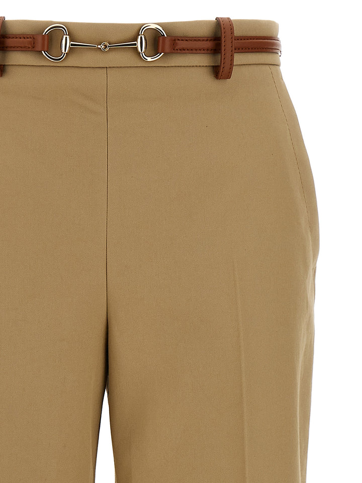 Gucci Horsebit Pants - Beige | 42c3c288f3b96ba227832cad6d2f708c3b0b87b5
