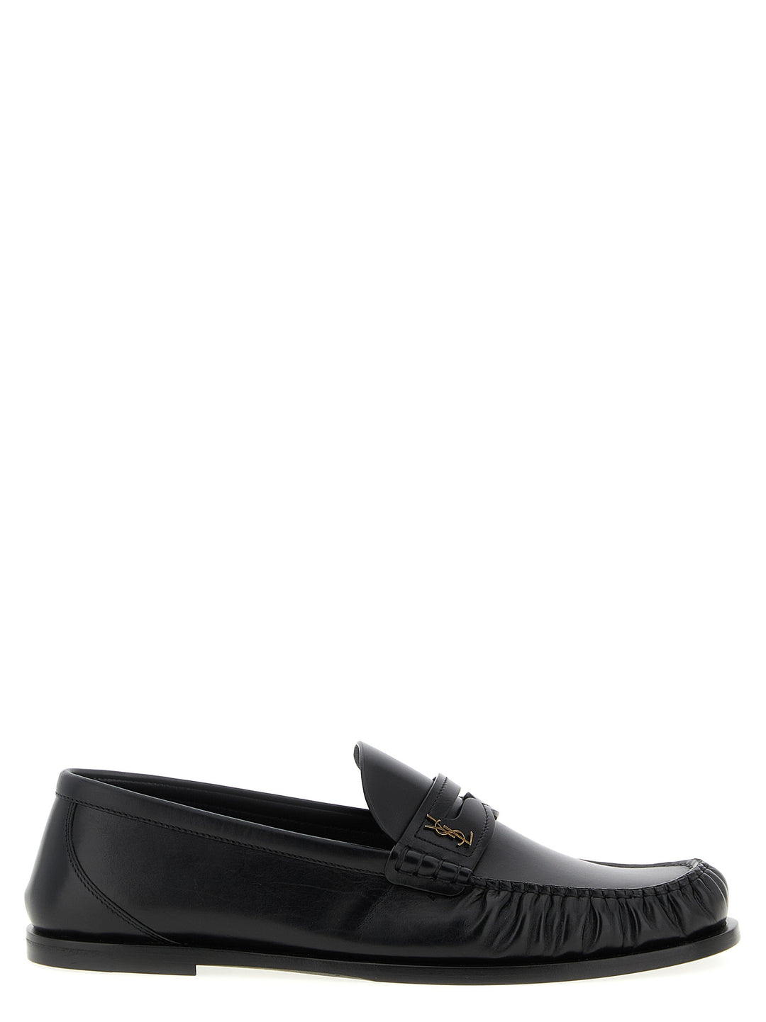 Saint Laurent Laurent Loafers - Black | 7e378374ca0353ab0971373d427c6f41754503a9