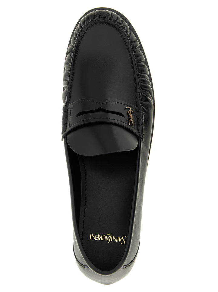 Saint Laurent Laurent Loafers - Black | 309b2d35564ef5b0b55334a8e185e90933388d85