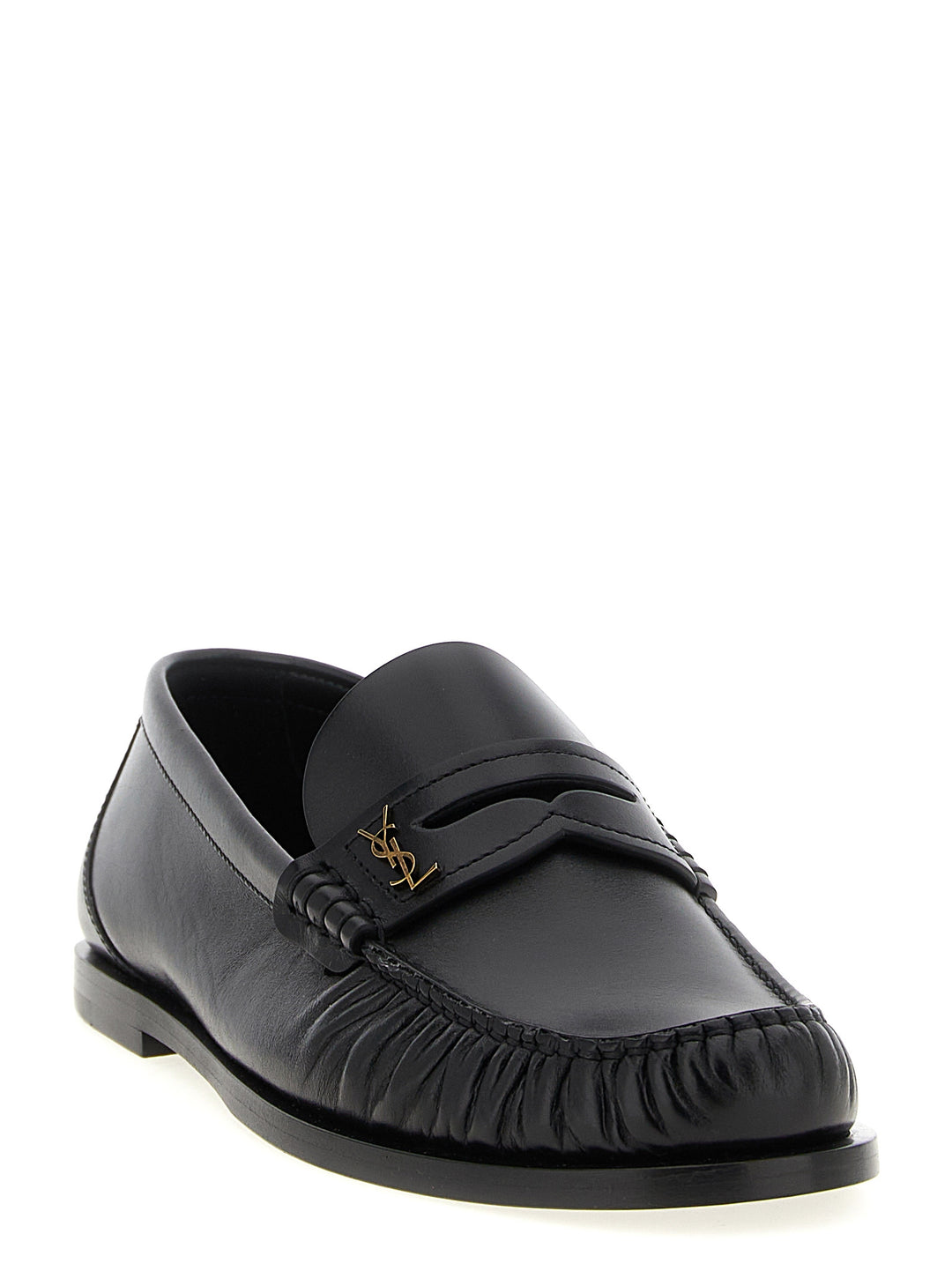 Saint Laurent Laurent Loafers - Black | 0cc101b793bf4f48ab0bee70ec8bea2c16091760