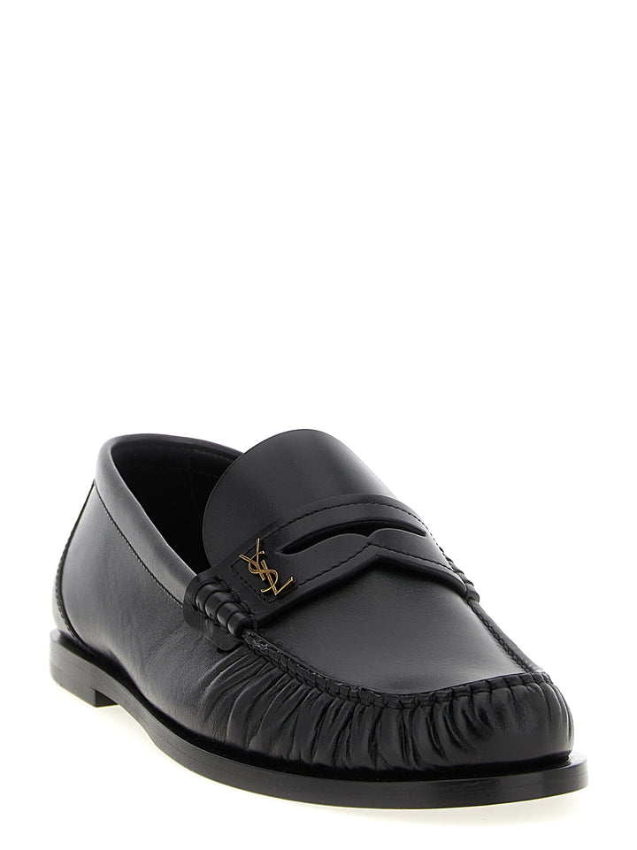 Saint Laurent Laurent Loafers - Black | 0cc101b793bf4f48ab0bee70ec8bea2c16091760