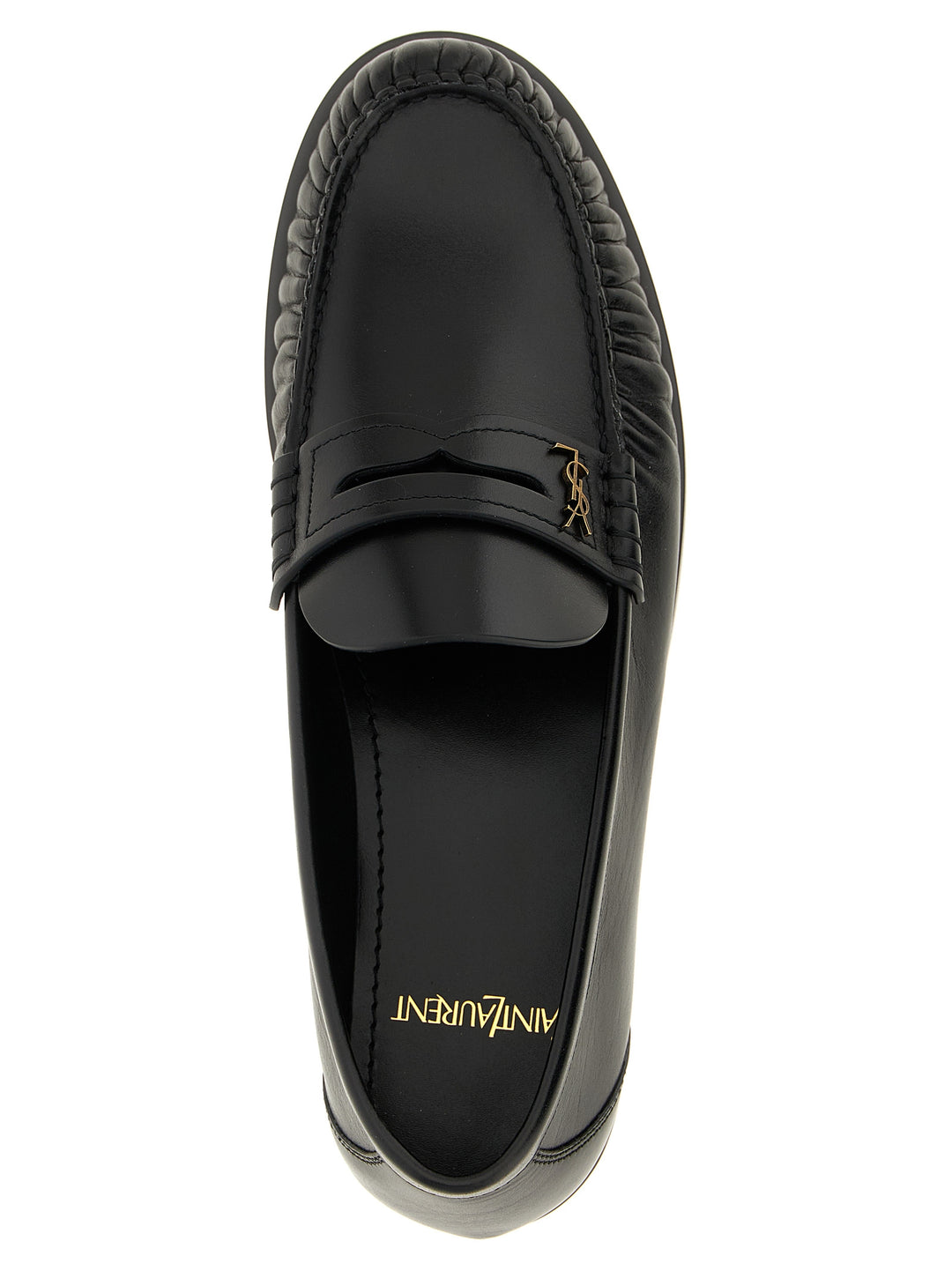 Saint Laurent Laurent Loafers - Black | 425bc6a7f2127569bfd7db2ce00ec9dbabc37b51