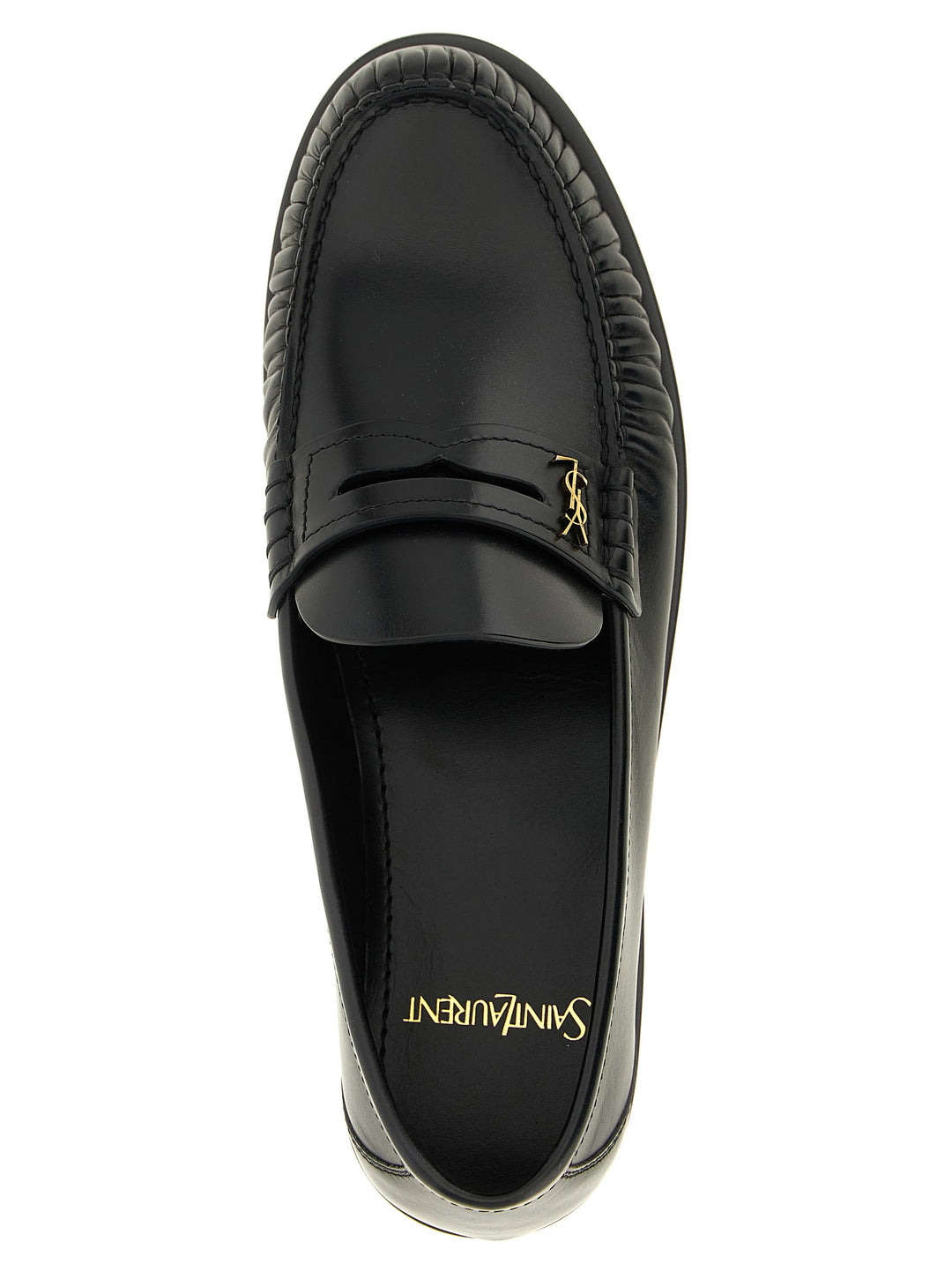 Saint Laurent Laurent Loafers - Black | ec788d58cf0eb9a6a3768995f9deeee40cf3176f