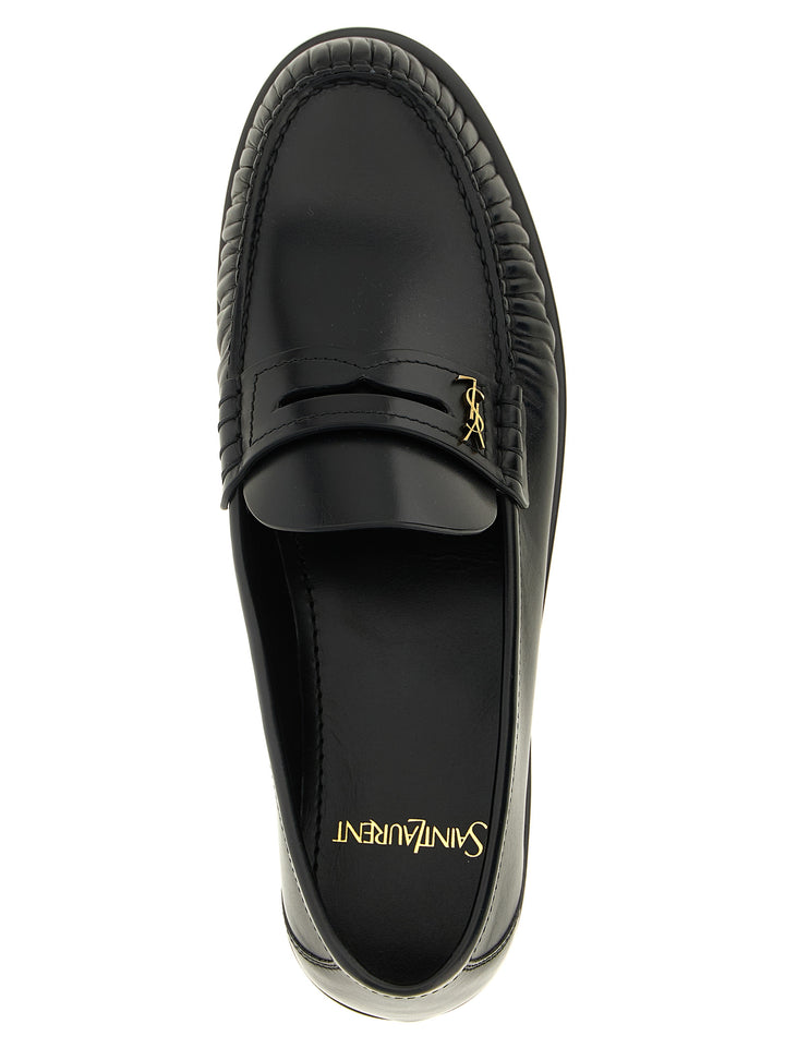Saint Laurent Laurent Loafers - Black | ec788d58cf0eb9a6a3768995f9deeee40cf3176f