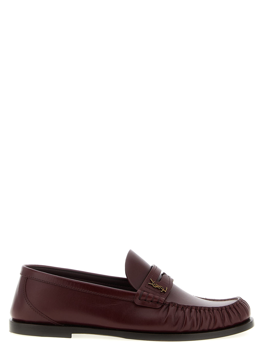 Saint Laurent Laurent Loafers - Bordeaux | 1f4031cc9877ba9a73328d7ed9befb2315fcb5be