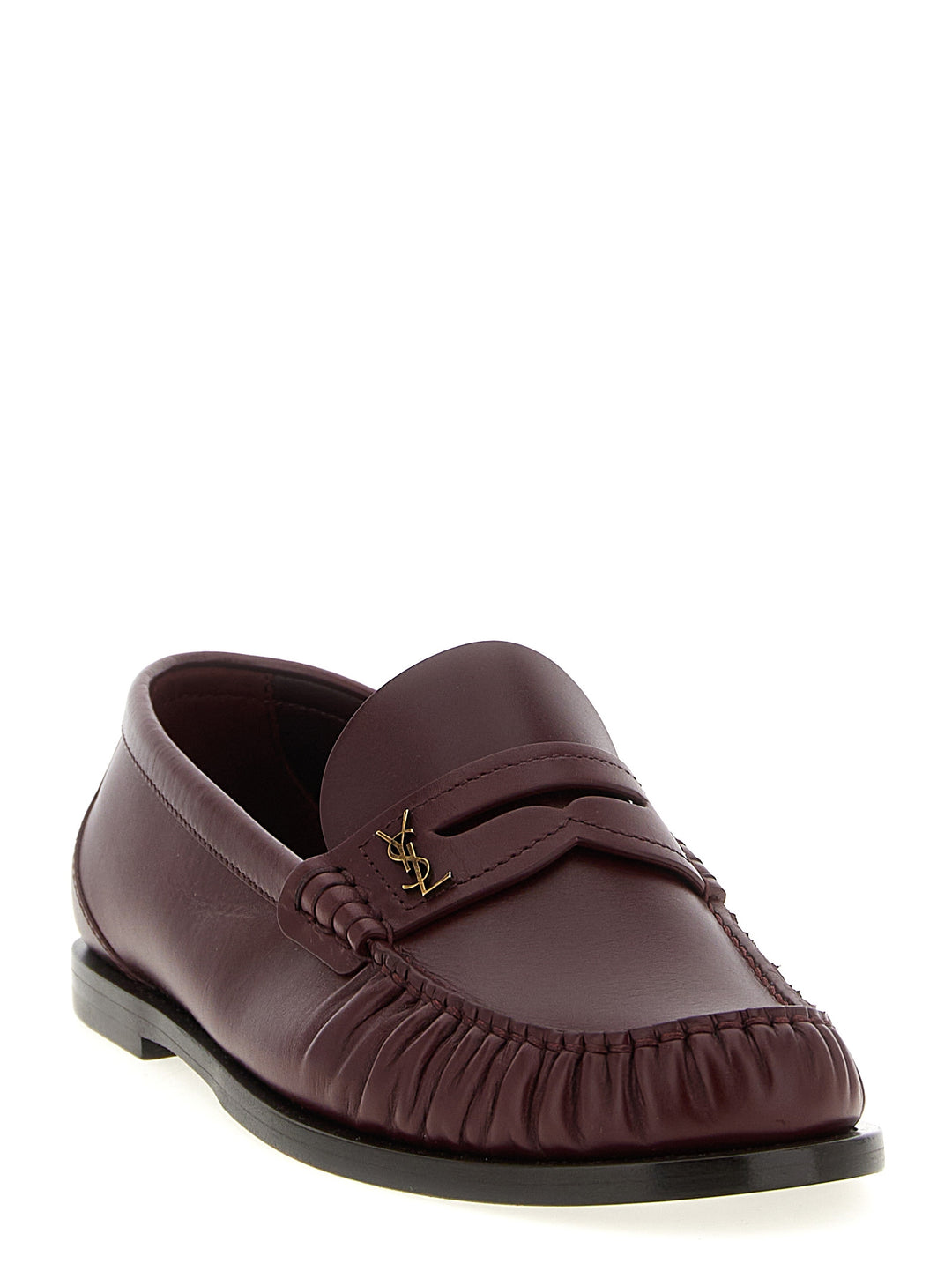 Saint Laurent Laurent Loafers - Bordeaux | 730b1d4626383c954bf9311412fe6a0e64064035