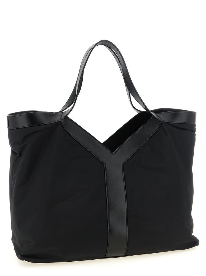 Saint Laurent Y Tote Bag - Black | 86cd287ce0df9d031785e7f33696b82f7bfbae29