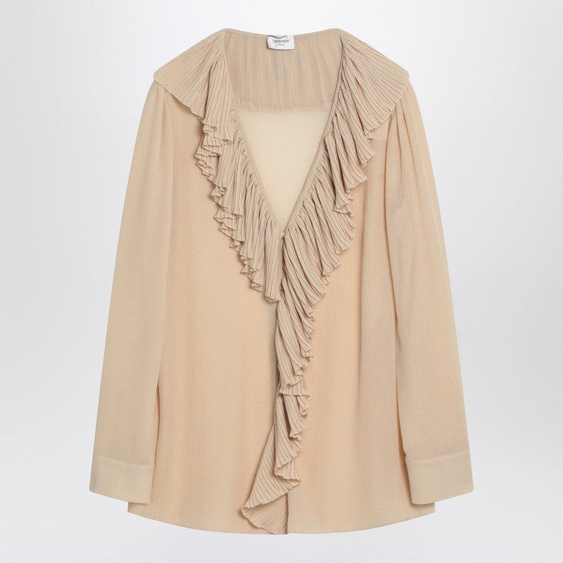 Saint Laurent Shirts & Tops - Beige | 40d6bfac9f0db7f0a2c00f54f6632bf6b0152c88