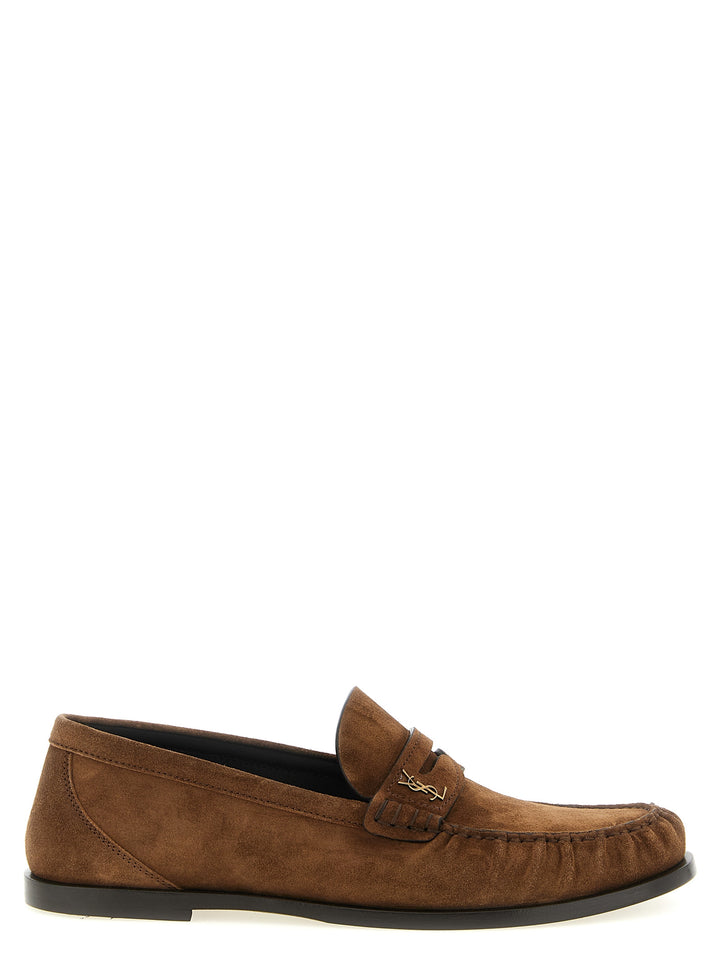 Saint Laurent Laurent Loafers - Brown | 74b23a8763355a278622205f9b09460fdc15b6ab
