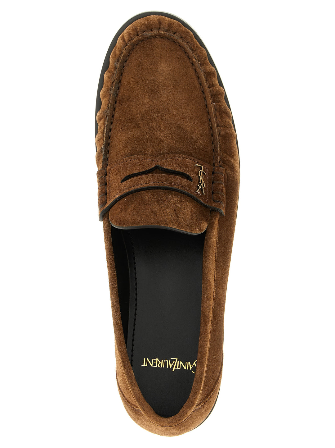 Saint Laurent Laurent Loafers - Brown | ac4dbc4595b2dbdd70dc3ce8615640e7c448729a