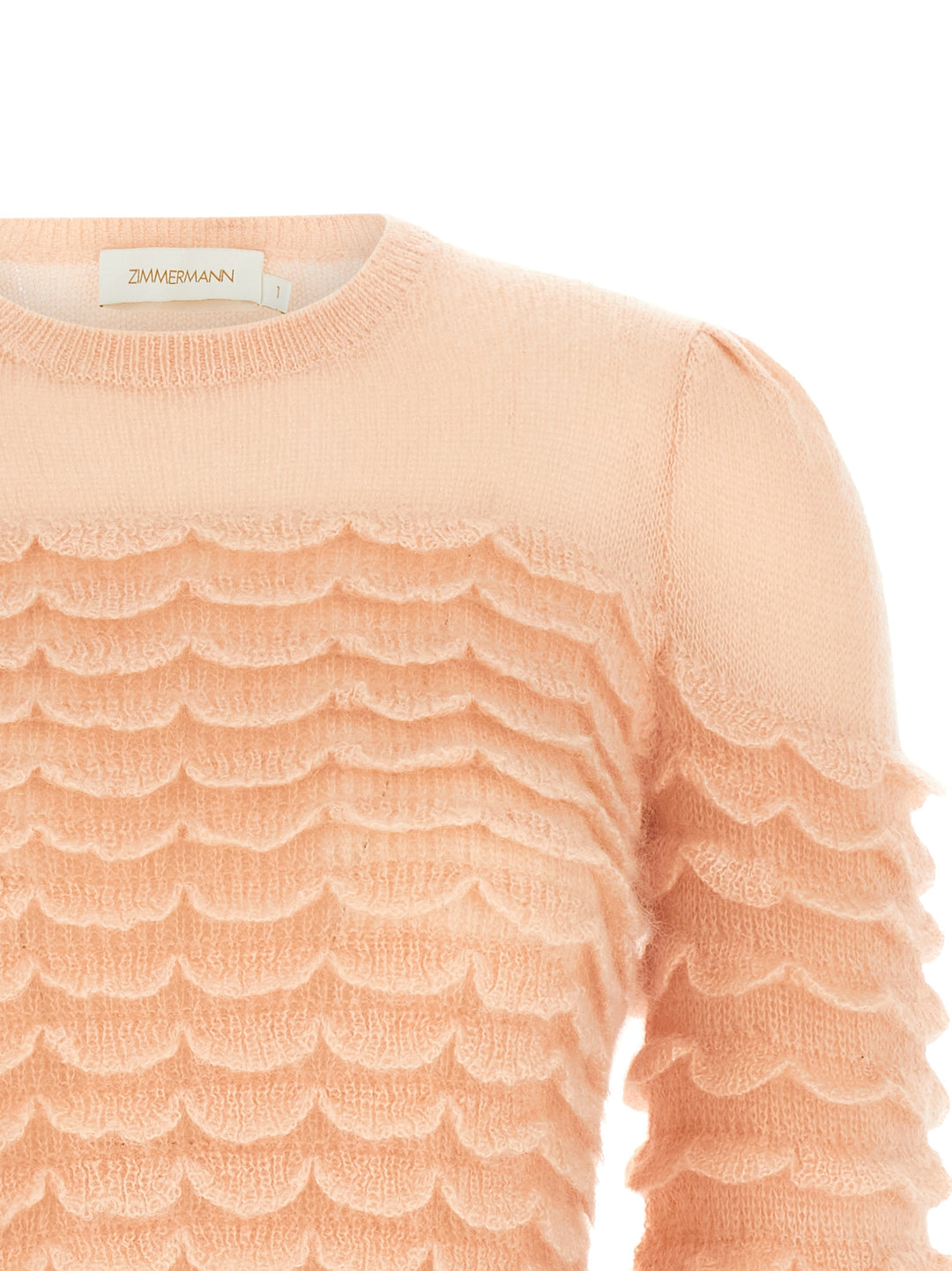 Zimmermann Hypnotic Scallop Sweaters and Cardigans - Pink | 5a540830876ce971702dae09951e1fefc450b55a