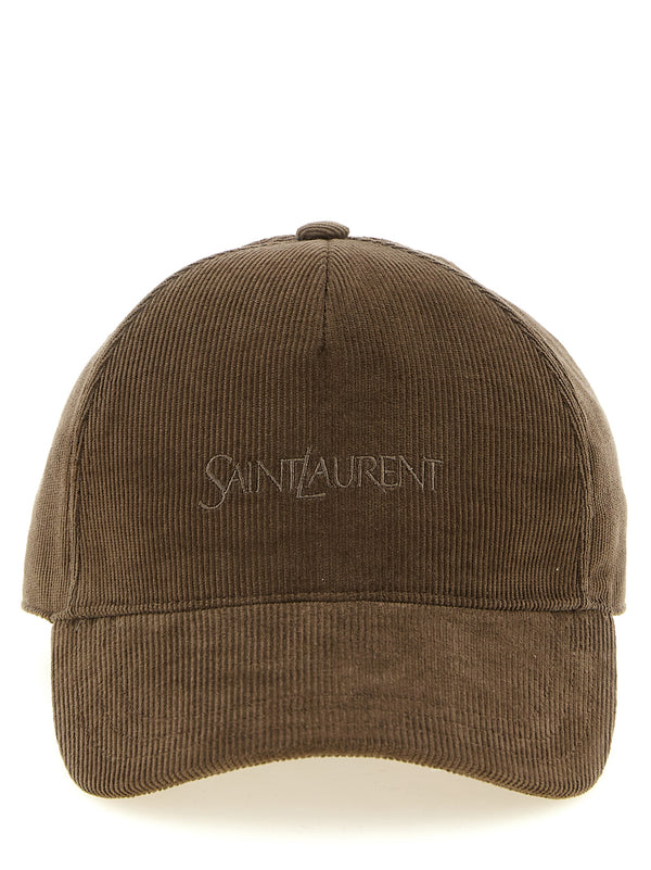 Saint Laurent Hats Brown