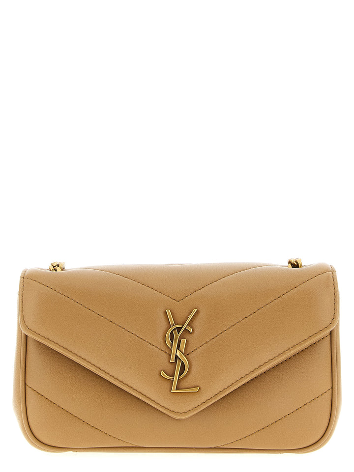 Saint Laurent Loulou Crossbody Bags - Beige | 08de64b698d19efa08207d5601927e7132137a83