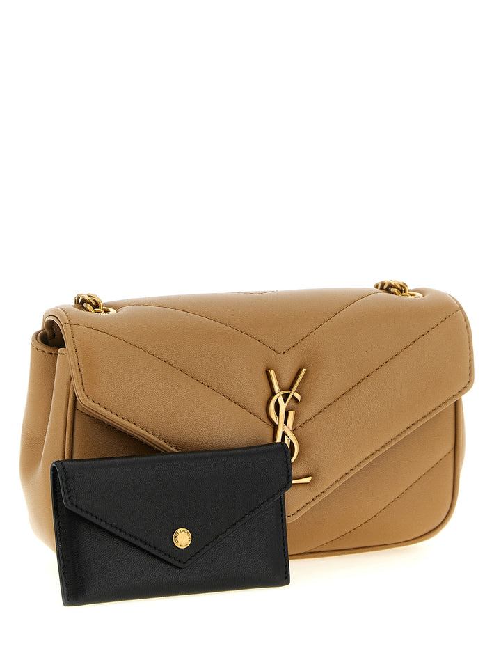 Saint Laurent Loulou Crossbody Bags - Beige | af45d63200532f542d028a28a3b699e0ed30f268