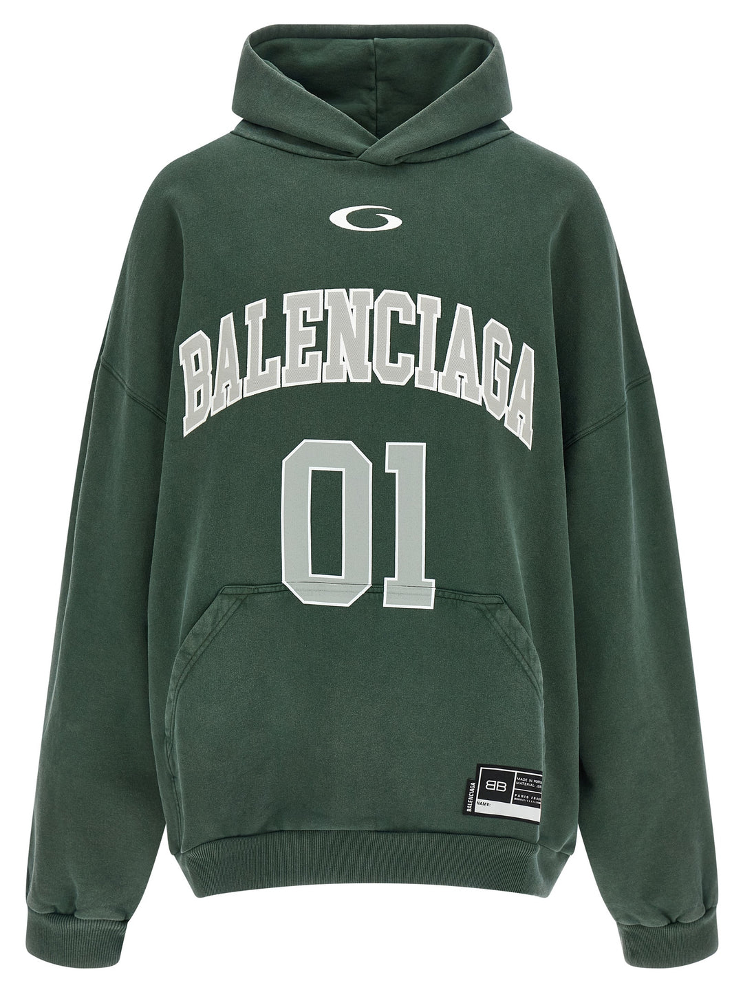 Balenciaga Basketball Sweatshirt - Green | a3acfc6417dc758e8f4b7cf5d7377bdbac1234e1
