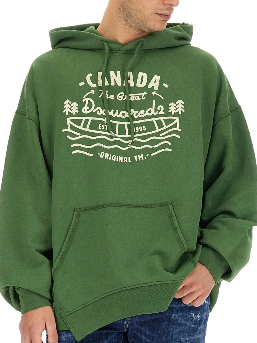 Dsquared2 Sweatshirts - Green | Wanan Luxury