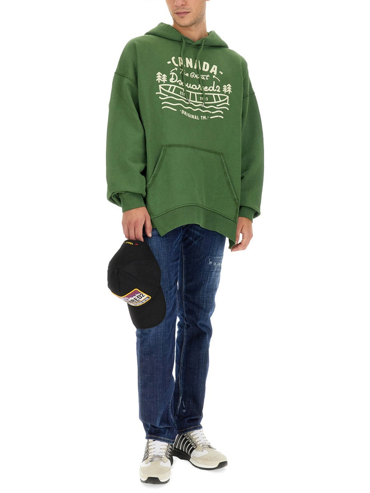 Dsquared2 Sweatshirts - Green | Wanan Luxury