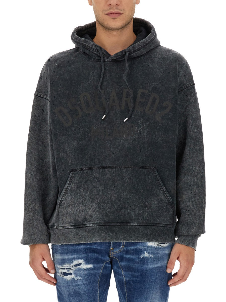 Dsquared2 Sweatshirts - Black | Wanan Luxury