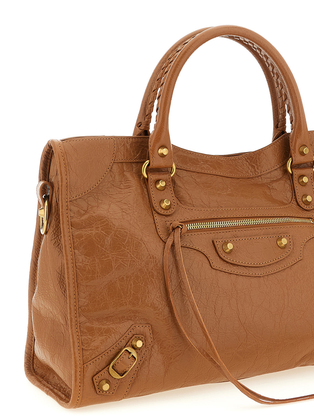 Balenciaga Le City M Hand Bags - Brown | dc913ae30abf08ad19f2980ac5db2c73d6fc62e5