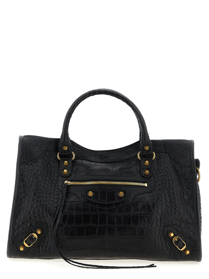 Balenciaga Le City Bag M Hand Bags - Black | 4d20e17d9d15555c459941785530d0150d69f63e