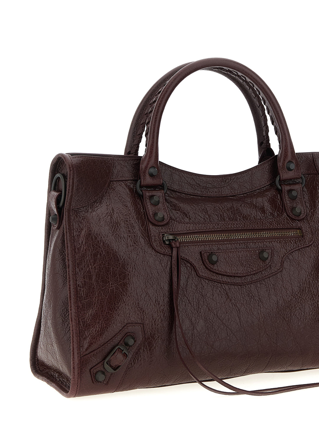 Balenciaga Le City Bag M Hand Bags - Bordeaux | c98e684a30694811663d4b774c7c7a1c620df766