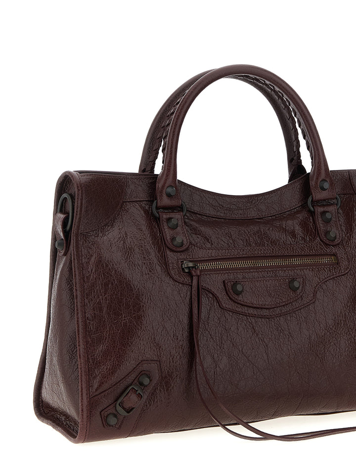 Balenciaga Le City Bag M Hand Bags - Bordeaux | c98e684a30694811663d4b774c7c7a1c620df766