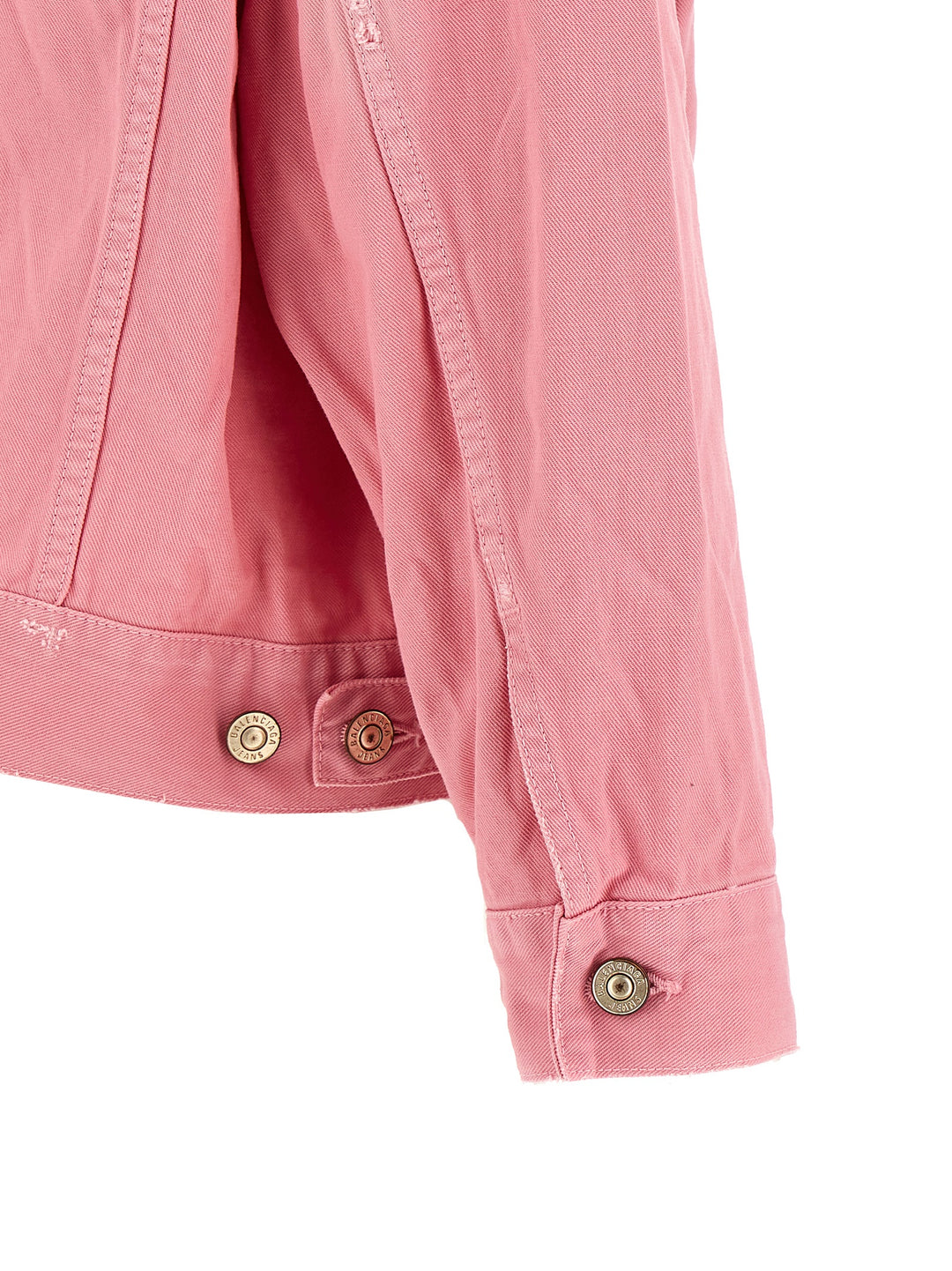 Logo Embroidery Jacket Casual Jackets, Parka Pink