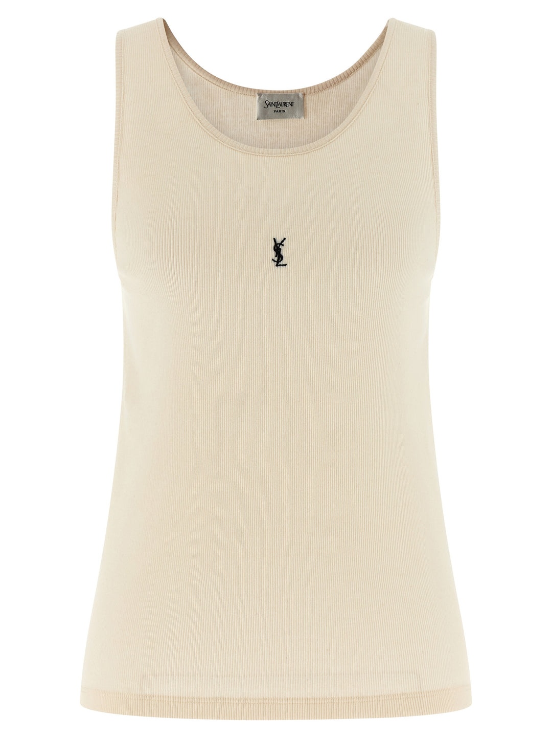 Saint Laurent Cassandre Tops - Beige | f7f104ca53107c627ac224dac78dabbb10bee081