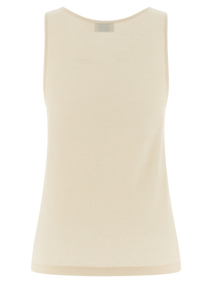 Saint Laurent Cassandre Tops - Beige | d092d22a1ed313127861585db447690e1a64a43d