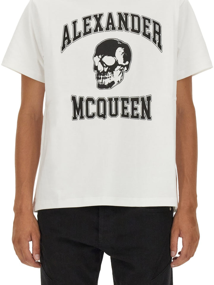 Alexander Mcqueen T shirts - White | b574a1365fc8f09827445addef3565a9f6bda7e8
