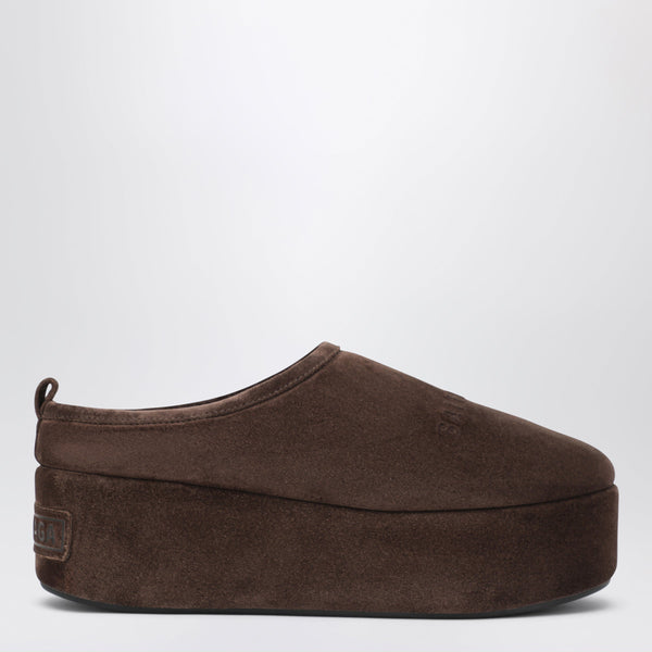 Brown Espresso Alaska Soft Platform Clogs