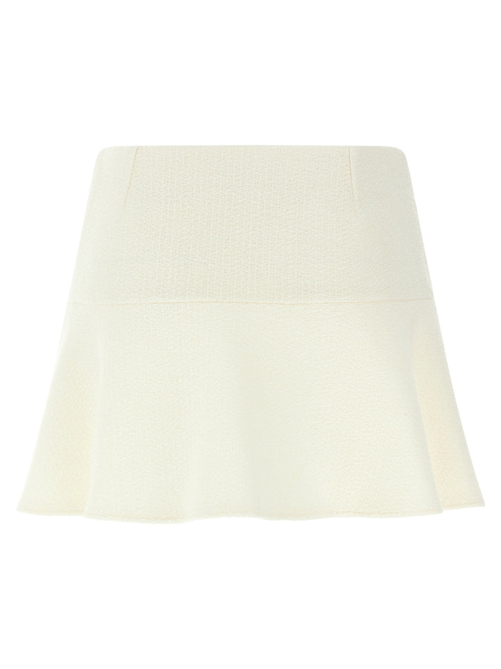 Gucci Bouclé Wool Skirt Skirts - White | ff561f7d283e8a414d9ecabe45d44c5c84478c01