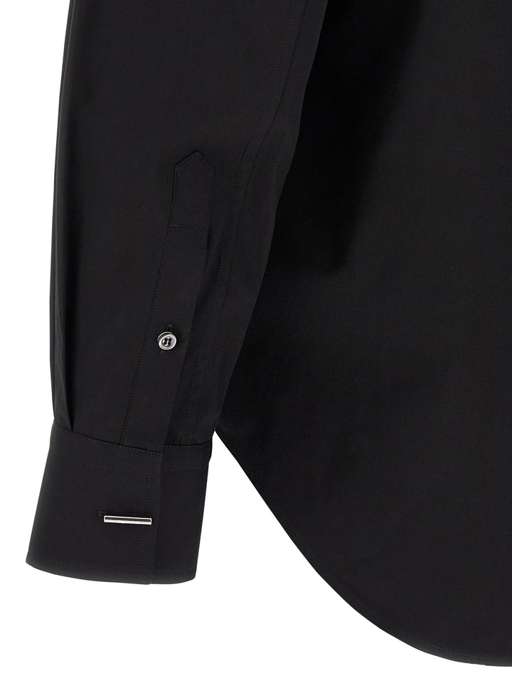 Mcqueen Logo Embroidery Shirt Shirt and Blouse - Black | 97146f7c4fb999acdd6f3ab3599e417f9531281d