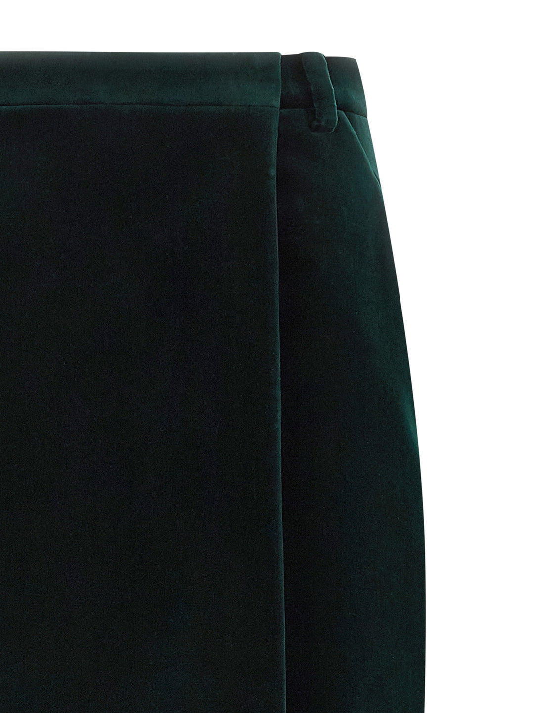 Saint Laurent Velvet Skirt Skirts - Green | 881fd54b6a669cbebd66fa03e60e32dc1c939dd7