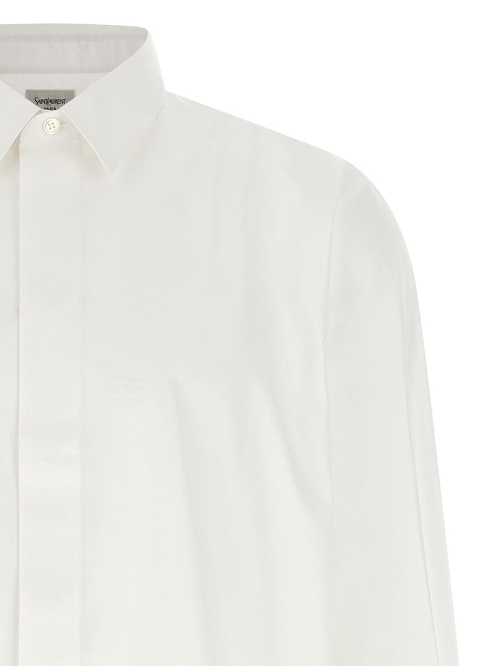 Saint Laurent Cassandre Shirt and Blouse - White | 54f66b5b4a56cd8ca235f3a28cb58022ebb0066c