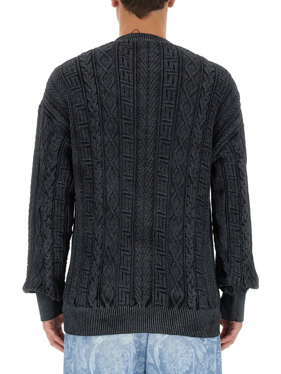 Versace Sweaters - Grey | Wanan Luxury