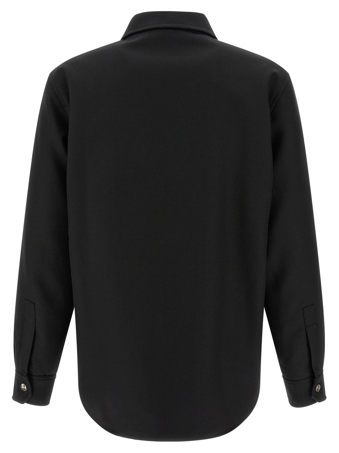 Gucci Wool Overshirt Puffer Jackets - Black | f2d605b91bca687e389526ba12136757be8a9c9f