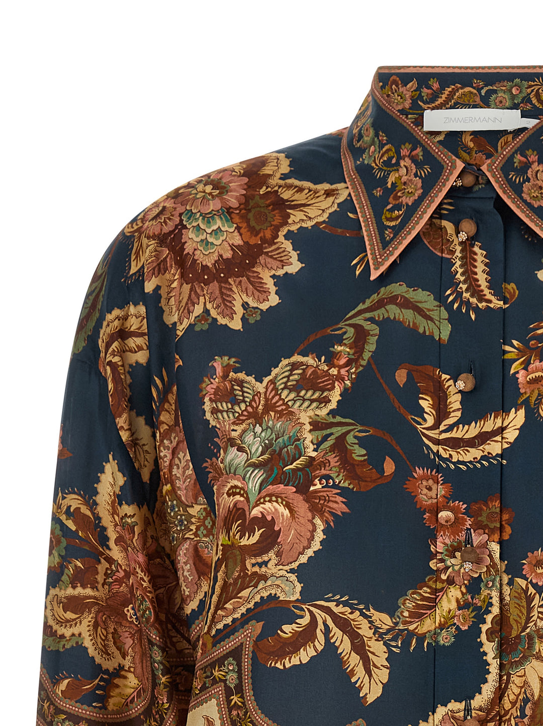 Zimmermann Aster Shirt and Blouse - Multicolor | 3bb35db50fe1e44237add7d4aaea6865503ae590