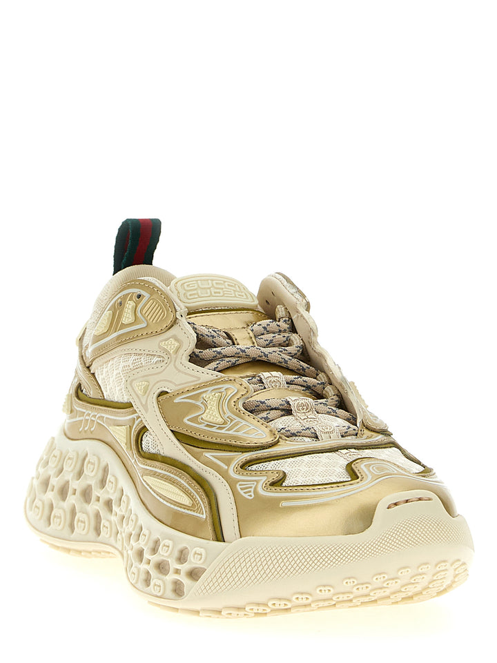 Gucci Gucci Cub3d Sneakers - Gold | 5f1a9c05ed10347fe6f81c8cb534cbd60ed425ec