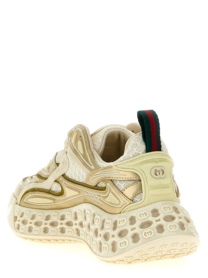 Gucci Gucci Cub3d Sneakers - Gold | b94d85d38b8d90754d385c9661204aaf38a93750